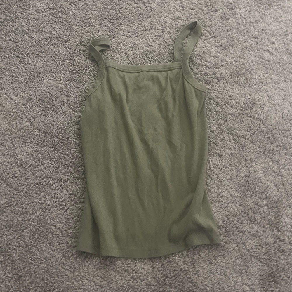 cute green summer women’s tank top